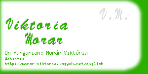 viktoria morar business card